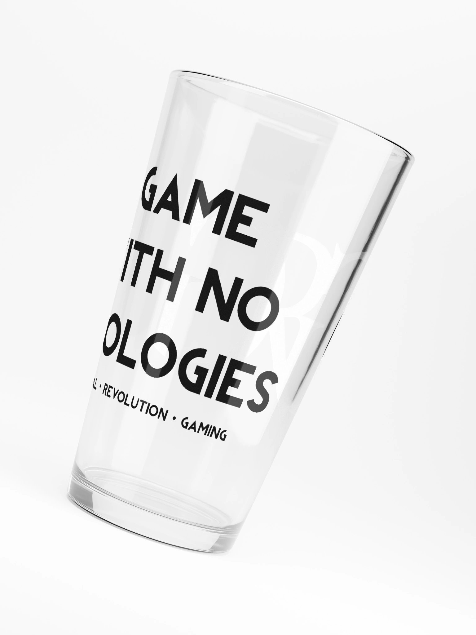 GRG Motto Pint Glass - Black product image (6)