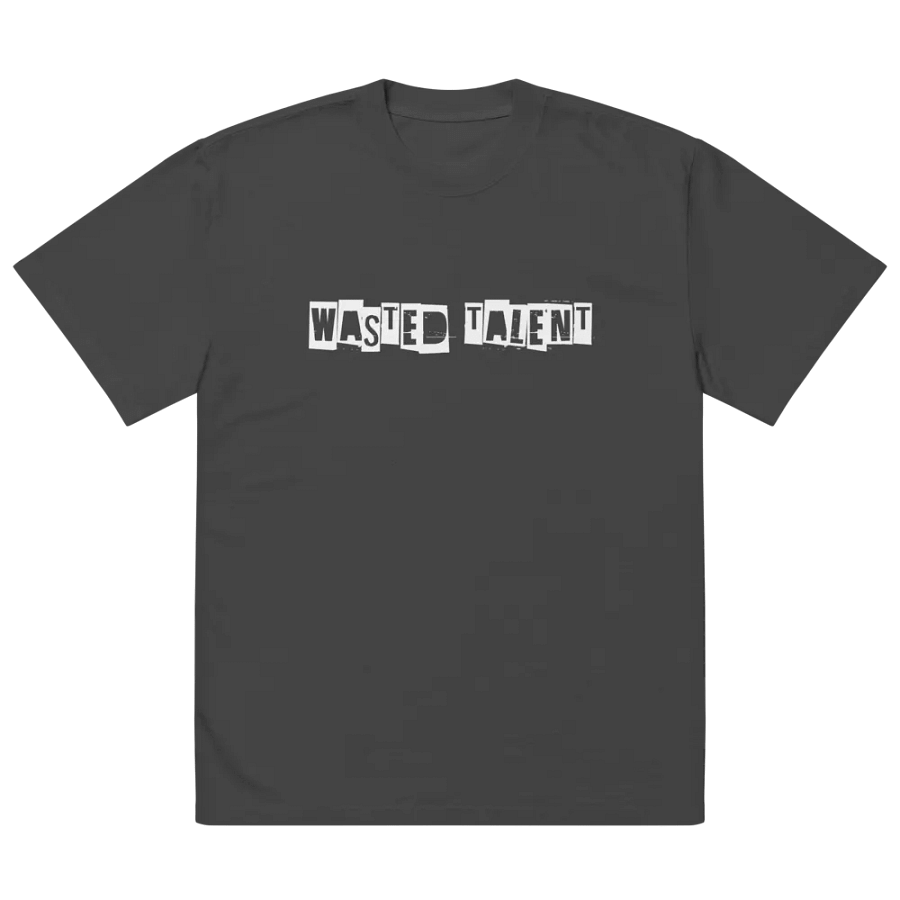 WASTED TALENT LOGO PREMIUM OVERSIZED T product image (2)