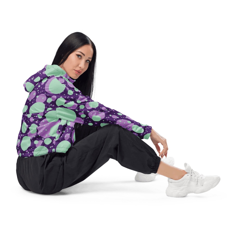 Chromatic Circles Women's Windbreaker product image (4)