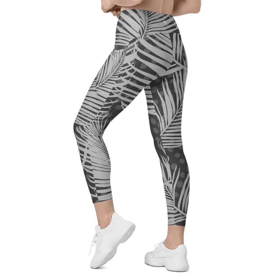 Mizulemon w/ Front Pocket - Palm Frond Grey product image (6)