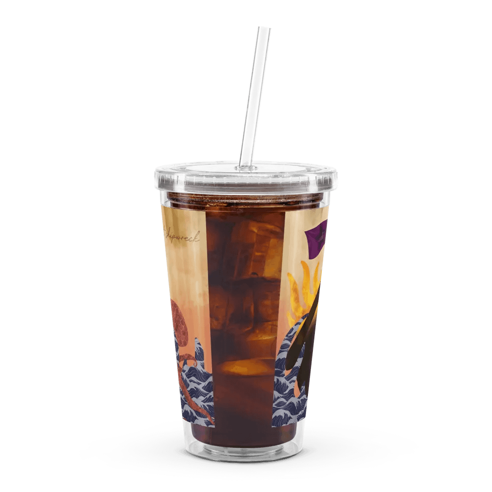 Running A Tight Shipwreck Clear Tumbler product image (12)