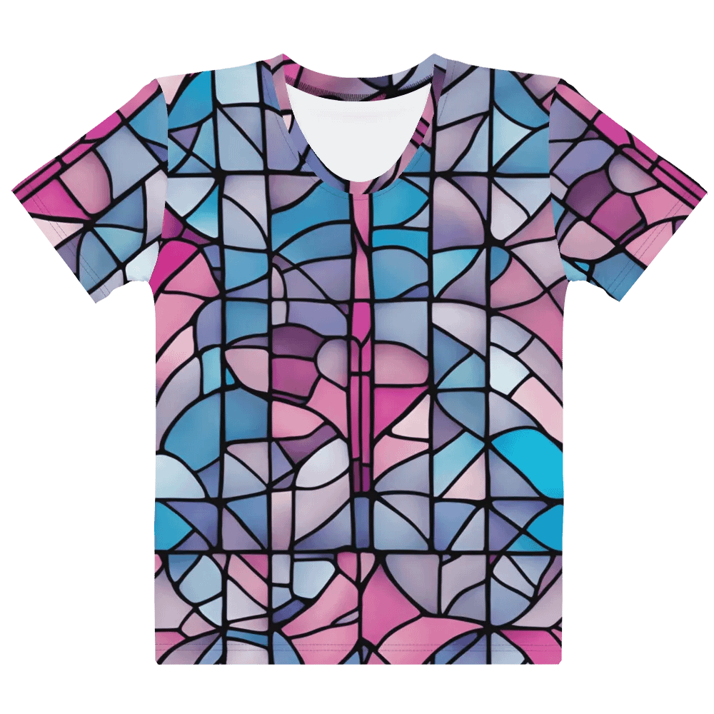 Symmetrical Stained Glass Dreams Women's T-Shirt product image (9)