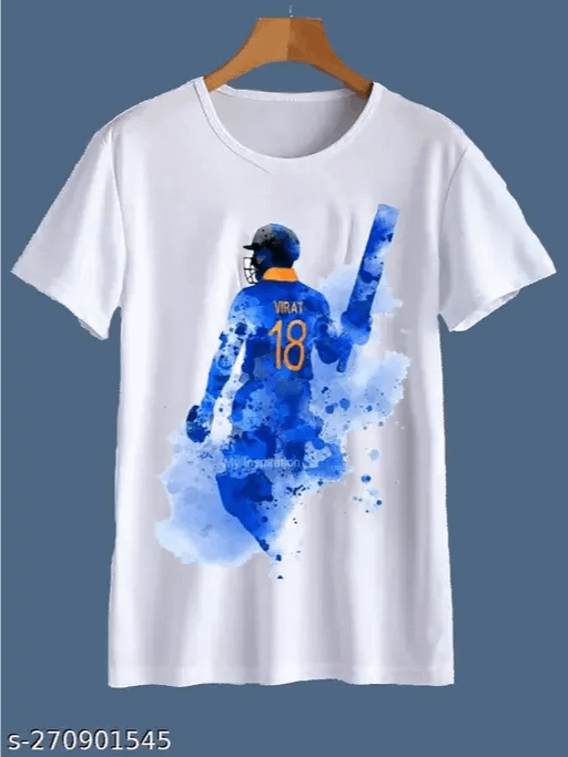 Krishna The Vlogs _ Virat Kohli ki t-shirt SIGNATURE T-SHART product image (2)