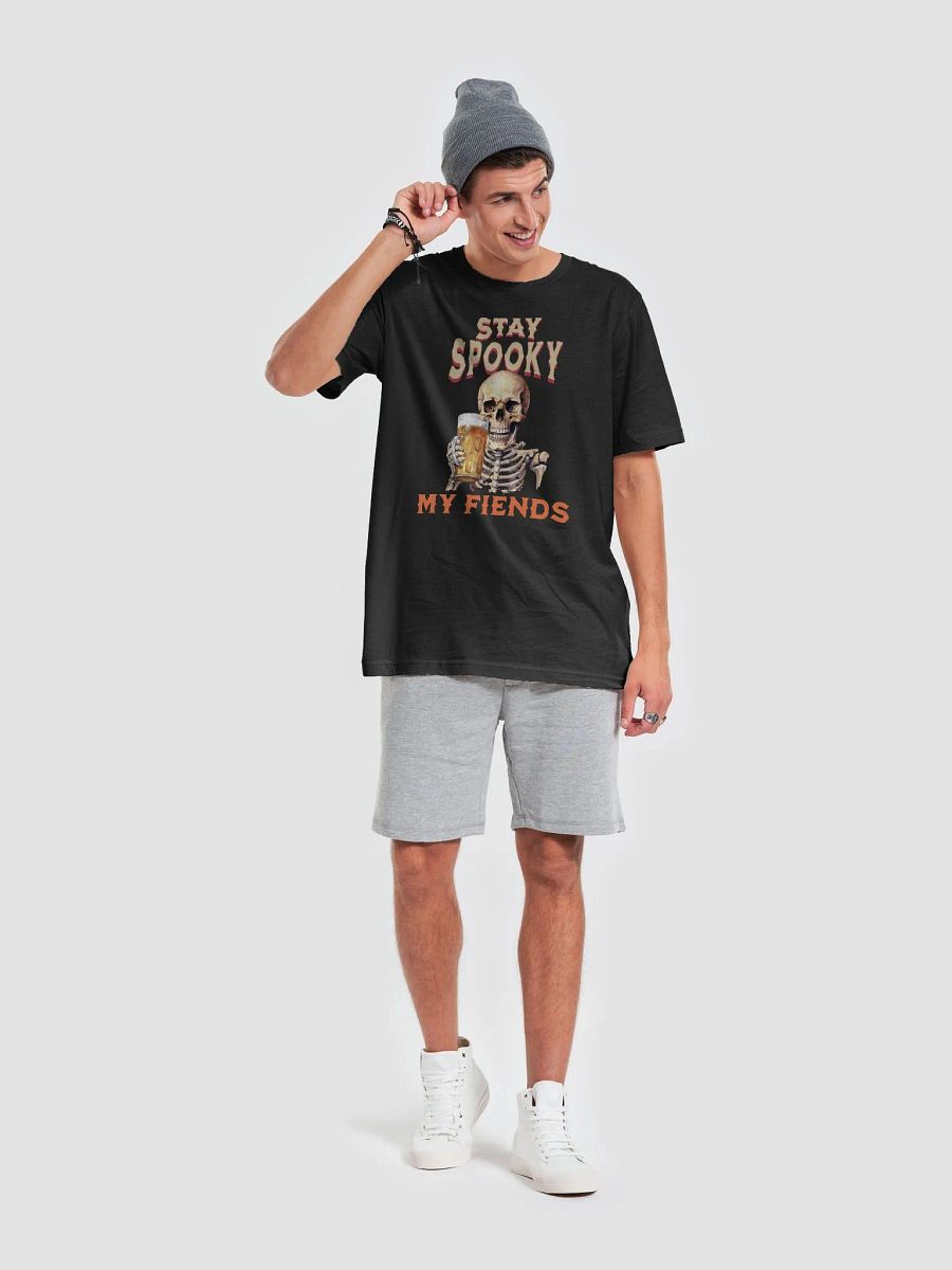 Stay Spooky My Fiends Skeleton Funny Drinking Halloween T-Shirt product image (40)