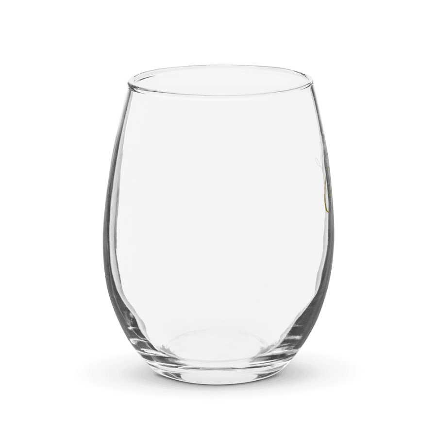Elegant Gold 'Mrs' Stemless Wine Glass product image (4)