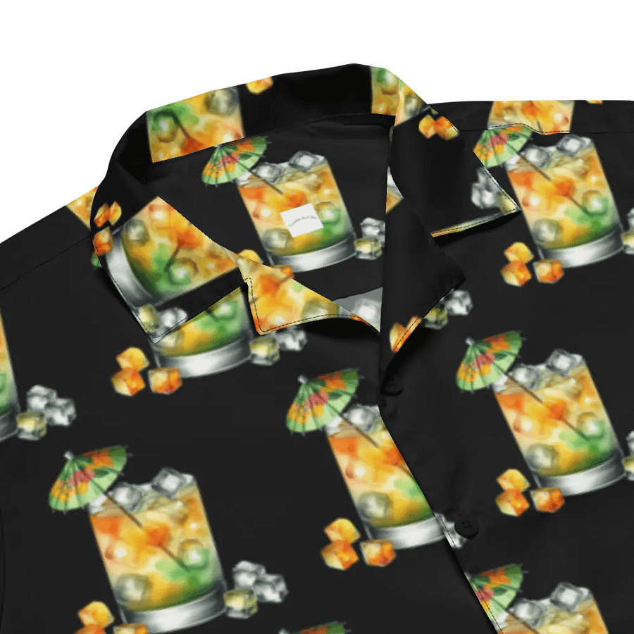 Hawaiian Style Beach Shirt, Umbrella Cocktail product image (3)