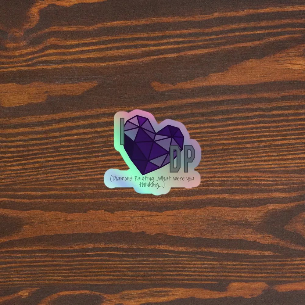 I <3 D.P. Holographic Sticker product image (3)