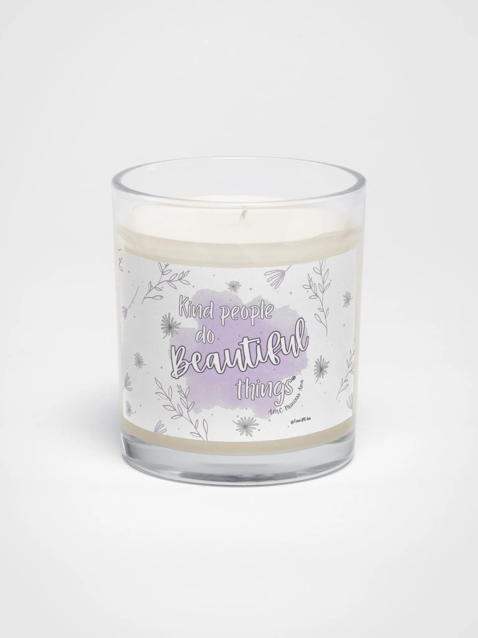 KPDBT - White/Purple candle product image (1)