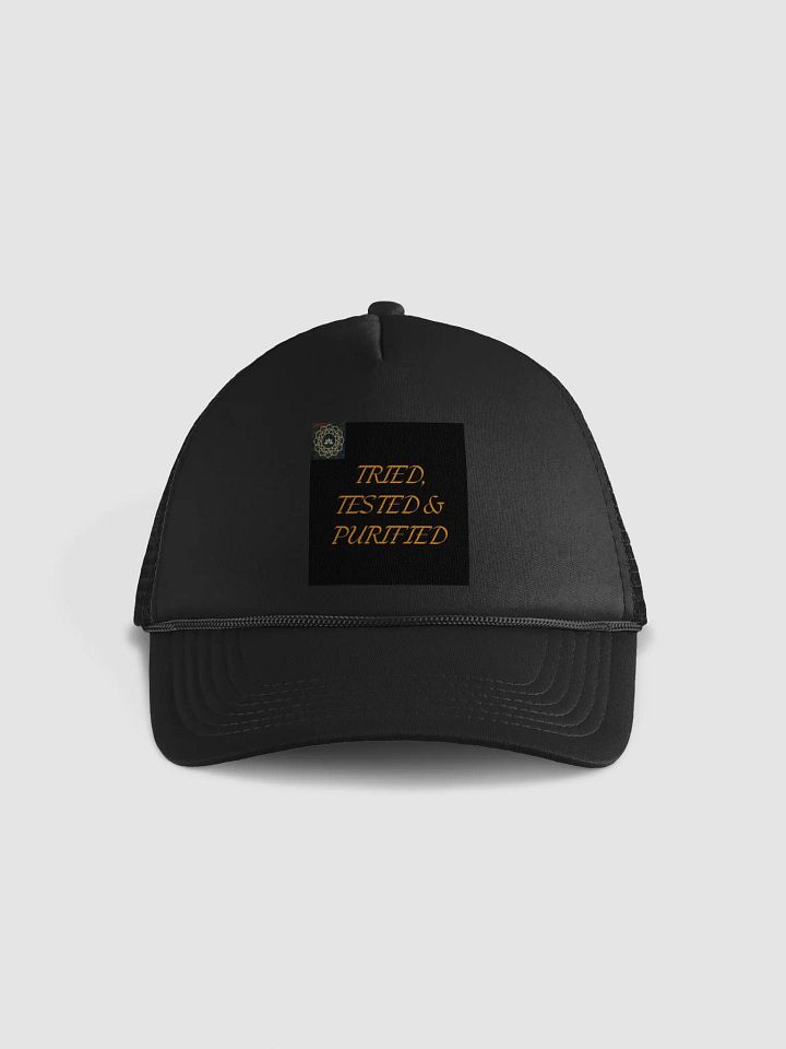 Purified Emblem Foam Trucker Hat product image (1)