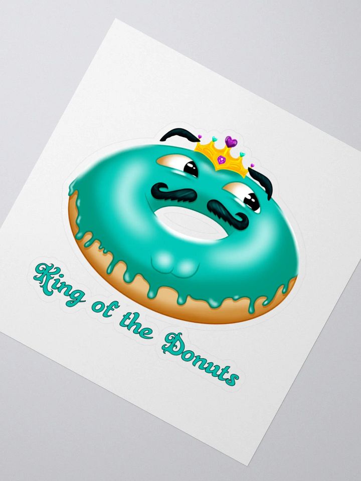 King of the Donuts KissCut Sticker product image (5)