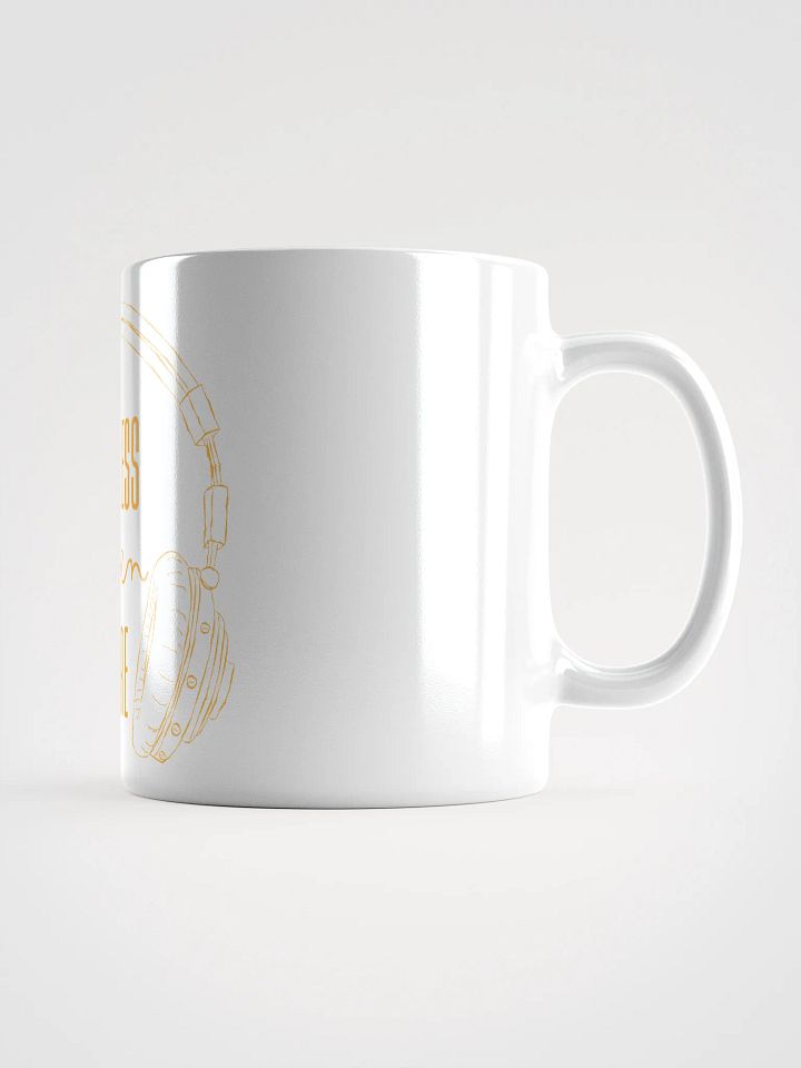 Talk Less Listen More White Glossy Mug product image (1)