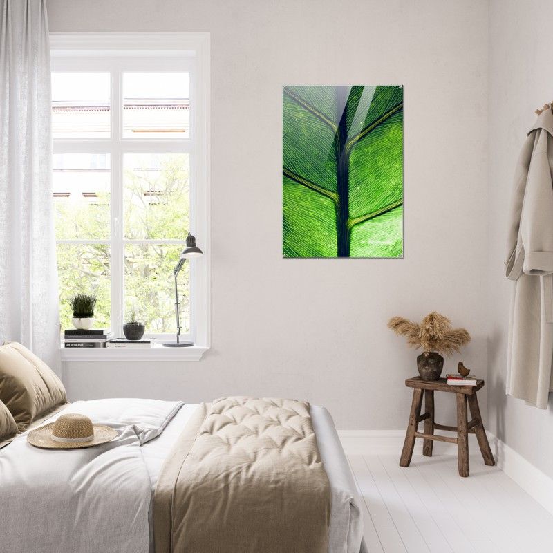 GREEN LEAF GLOSSY ACRYLIC PRINT product image (3)
