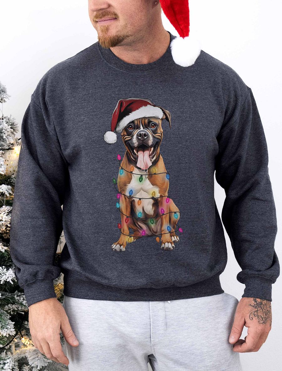 Funny Boxer Christmas Sweatshirt for Boxer Paw-rents product image (1)