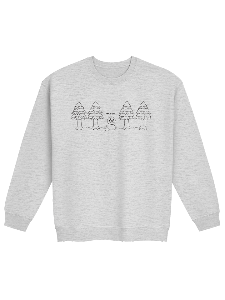 Sno Boy "I'm Fine" Crewneck (Black) product image (6)