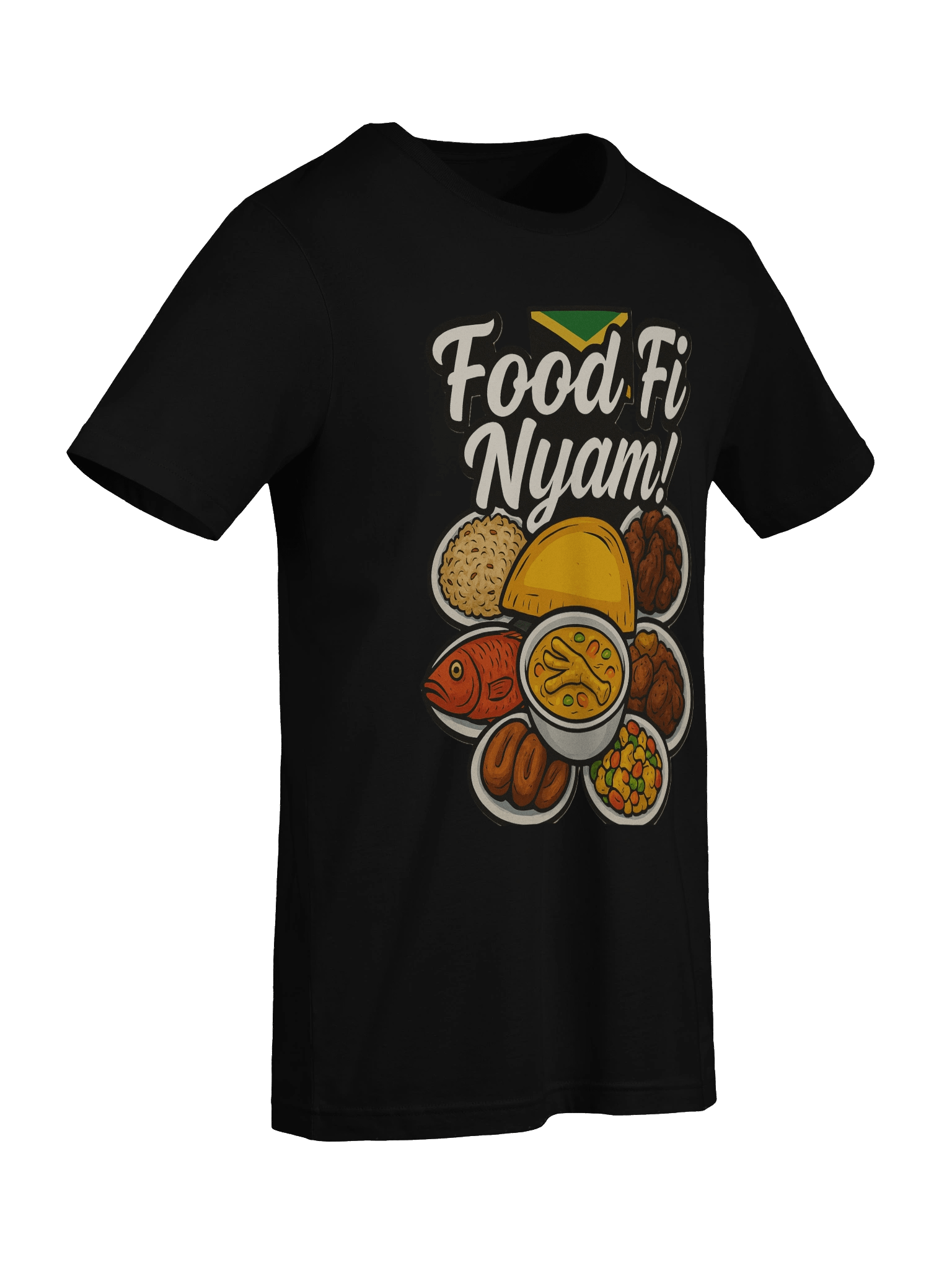 Food Fi Nyam! Illustrated T-Shirt product image (79)