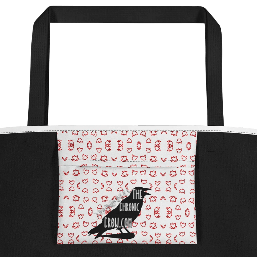 Valentine’s Monogram Letter S(3) White Tote product image (2)