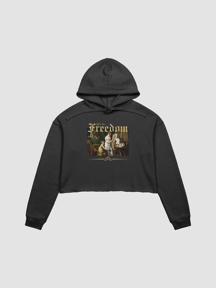 Art Is Freedom cropped hoodie product image (1)