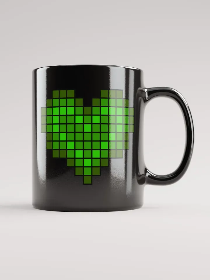 Irish Heart Black Glossy Mug product image (2)