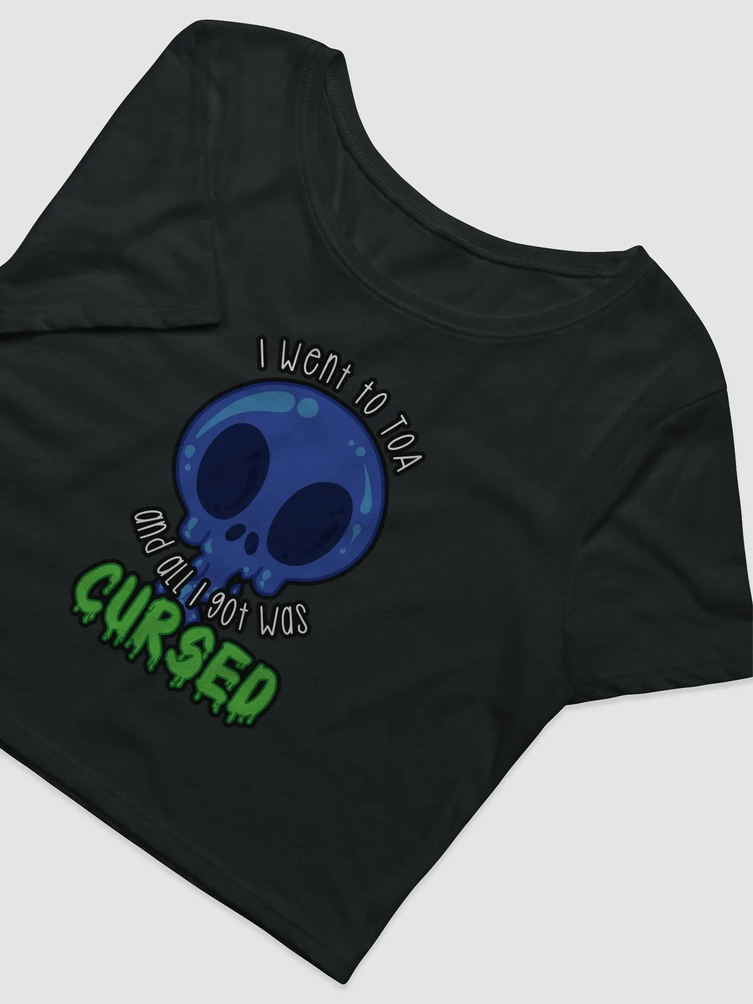All I Got Was Cursed - Shaman - Crop Tee product image (3)