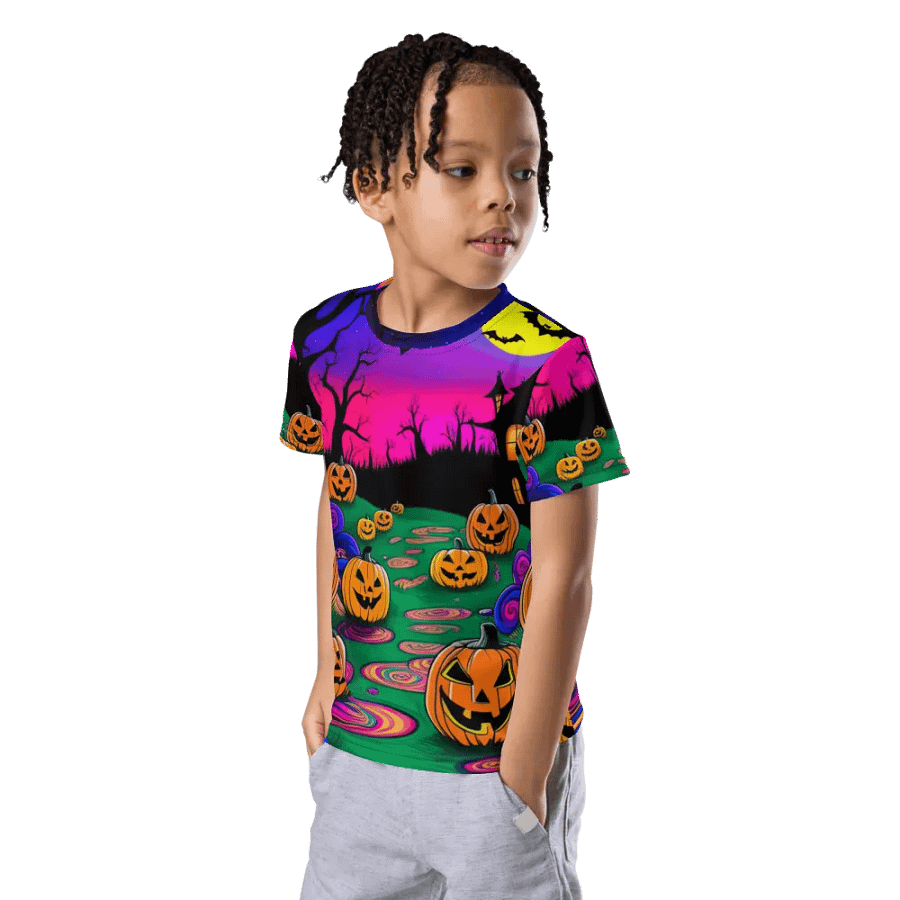 Haunted Pumpkins Habitat Kids T Shirt product image (12)