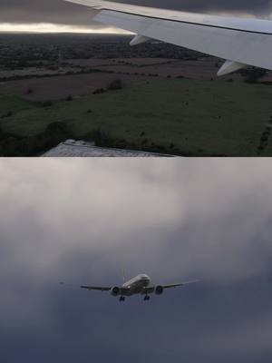 Cathay Pacific B777 Arrival into London after a 13hr send from Hong Kong! #planespotting #airbus #planelover #plane #landing #fyp #msfs #msfs2024 #boeing #pmdg