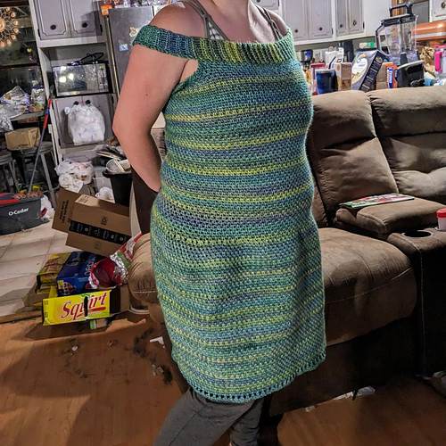 I'll have to get some better pictures, but look at this amazing dress! My own pattern, which I'm hoping to experiment with a ...