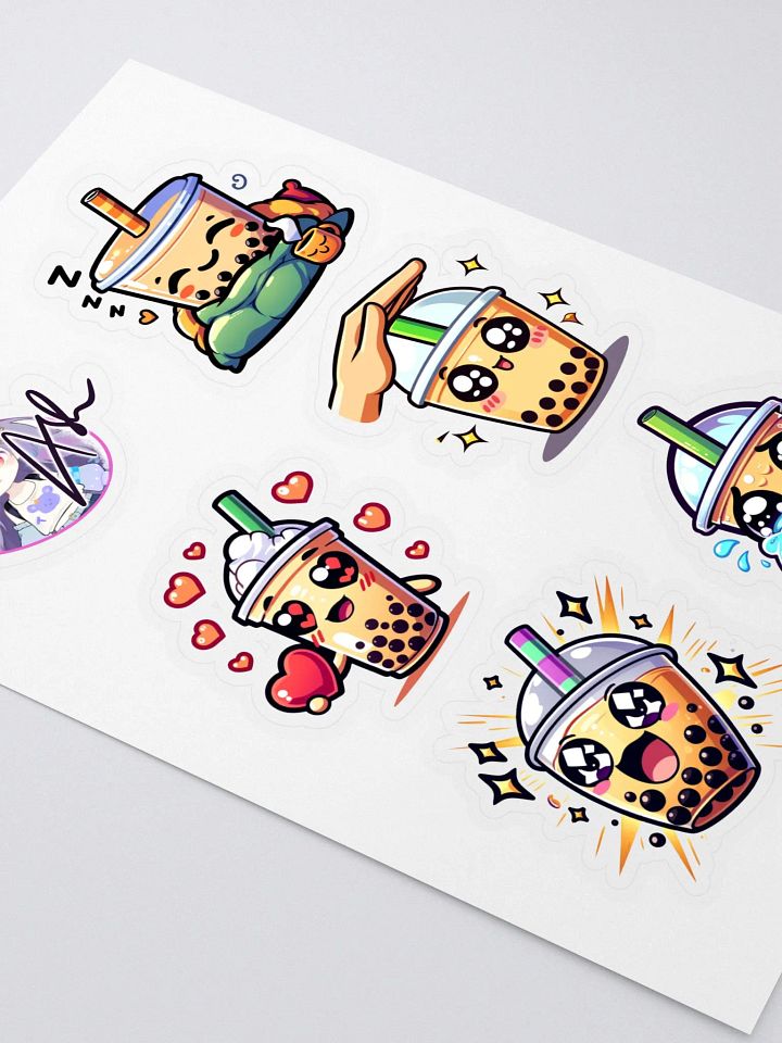 Bubble Tea Boba Sticker Set product image (2)