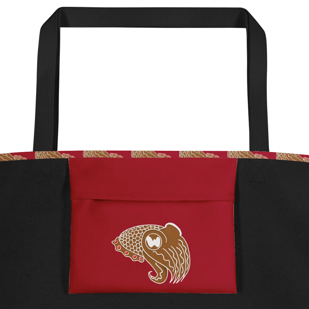 Gingerbread Flip Red Tote product image (4)