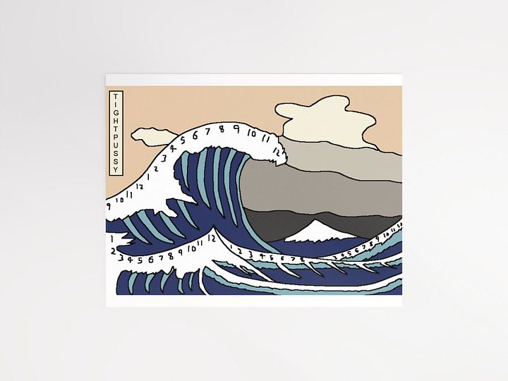 The Great Wave Off Clockagawa Poster product image (1)