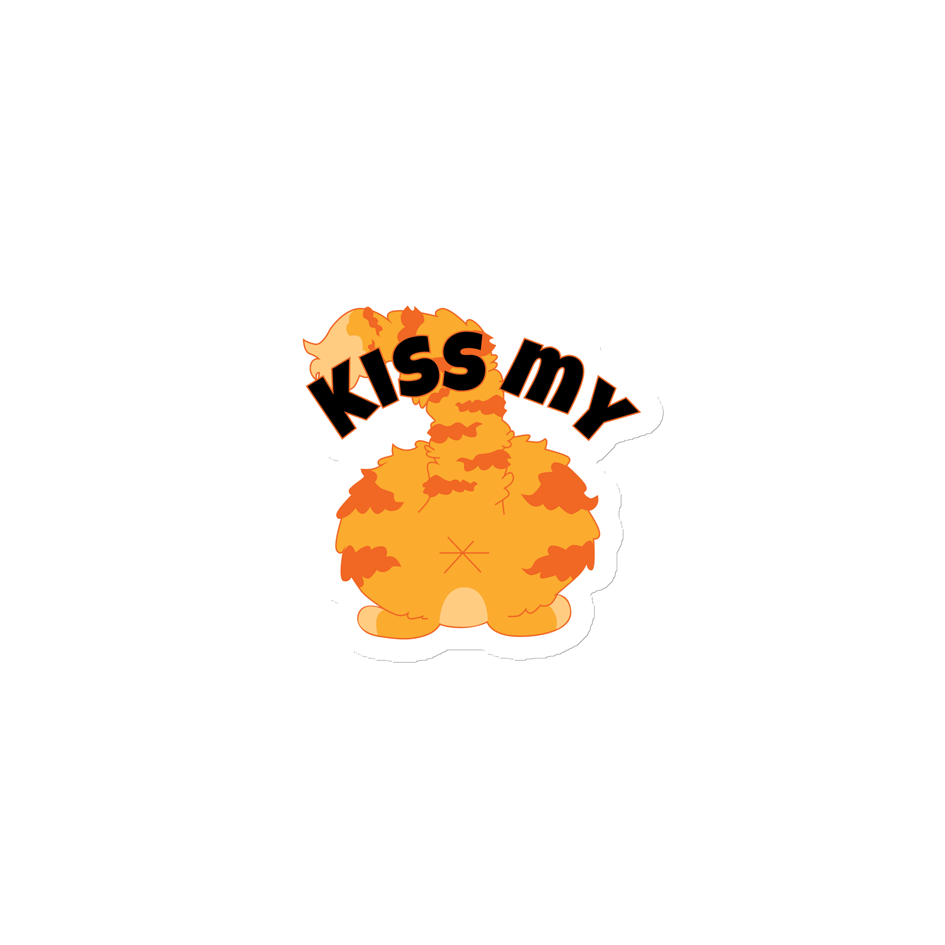Kiss My Tooter Magnet product image (1)