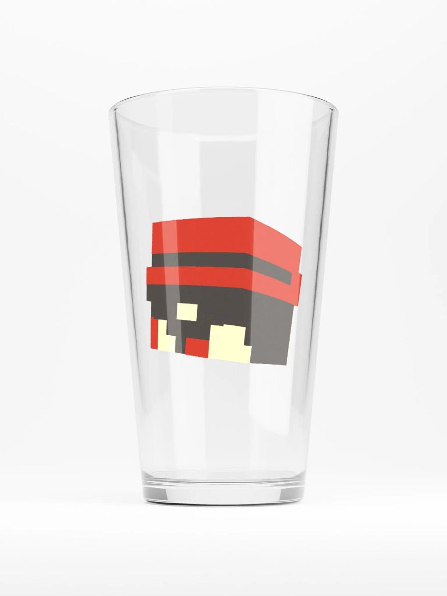 CragDyna's Face: Glass Cup product image (1)