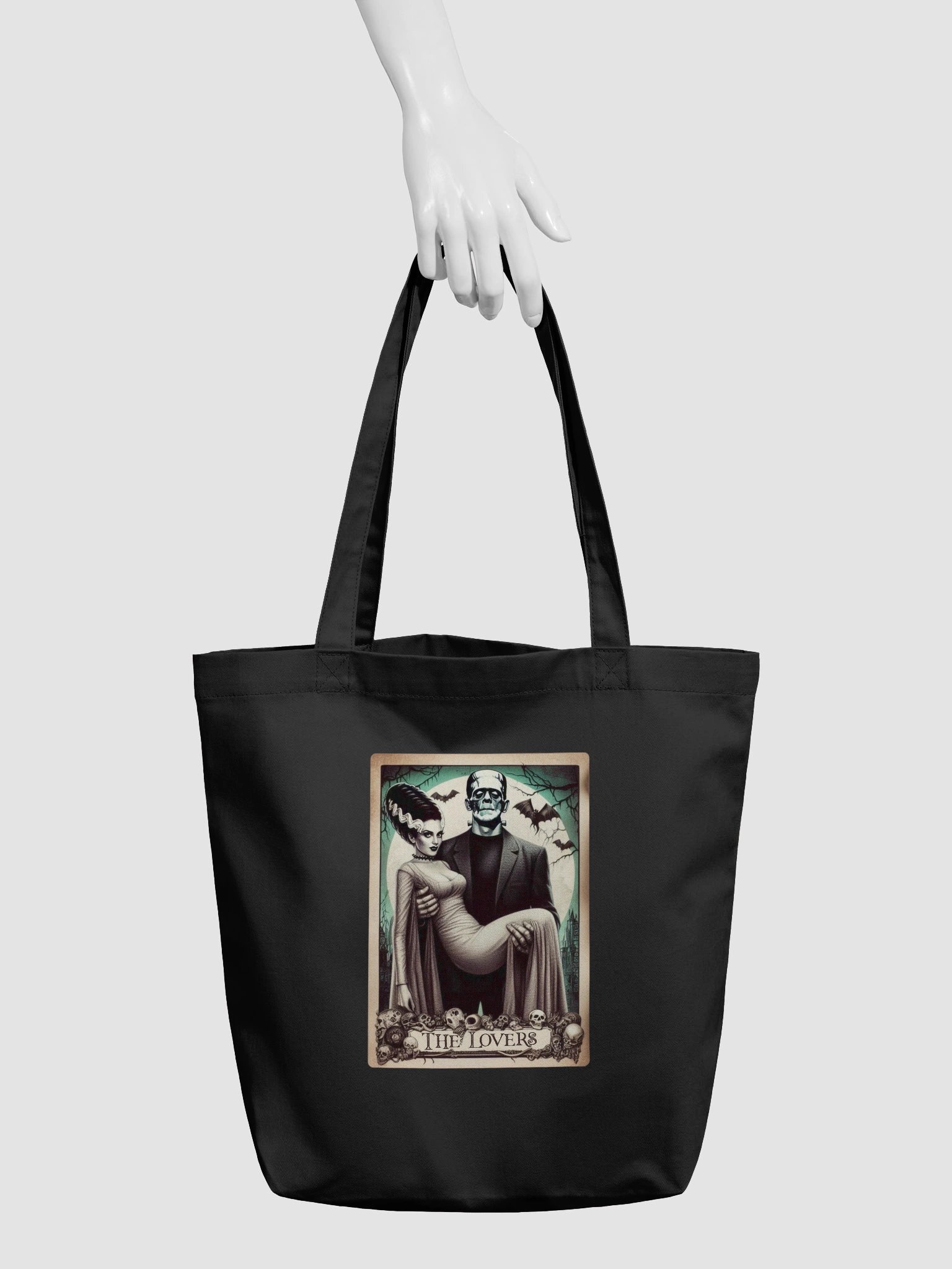The Lovers Tarot Card FrankenStein and Bride Eco-Friendly Tote Bag product image (3)