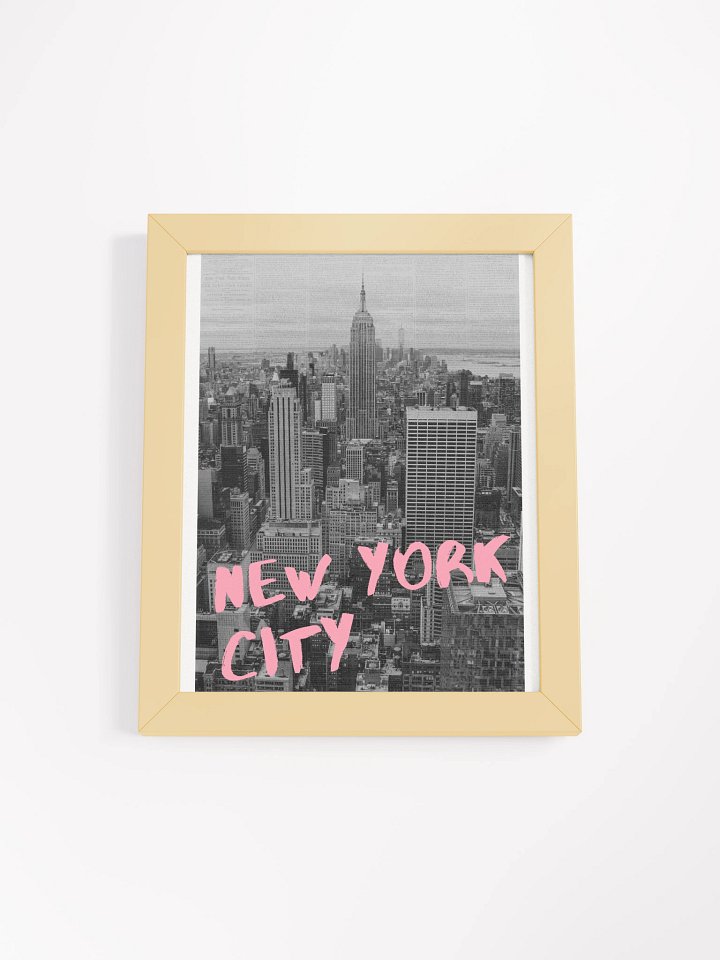 Retro New York Skyline Print product image (3)