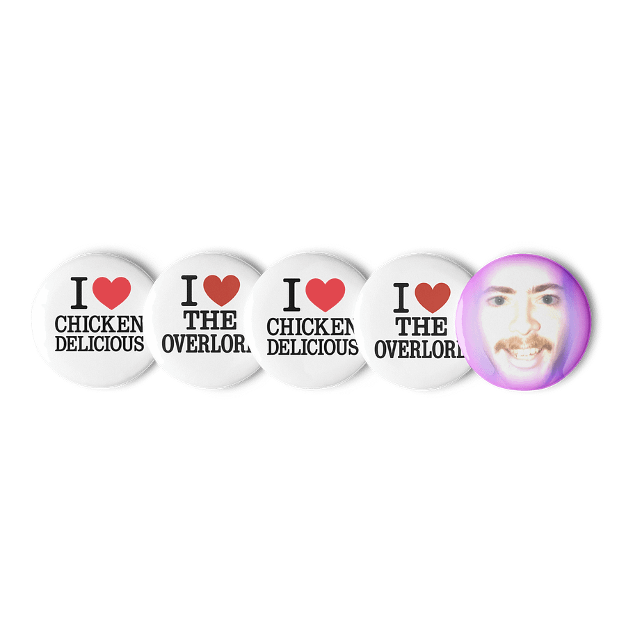 Chickendelicious + The Overlord Pins product image (1)
