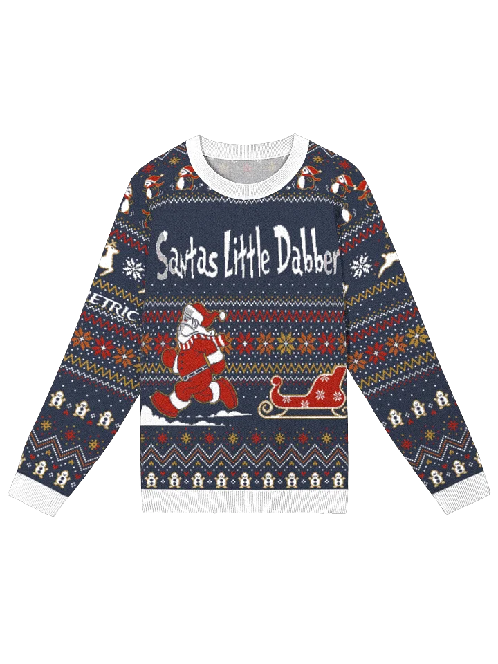 Santa's Little Dabber Ugly Christmas Sweater product image (4)