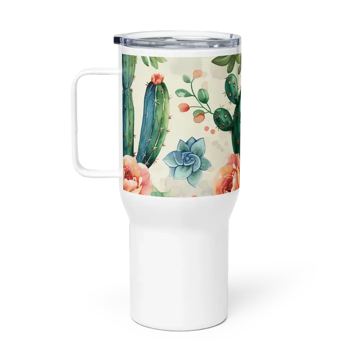 Succulent Serenity Stainless Steel Travel Mug product image (1)