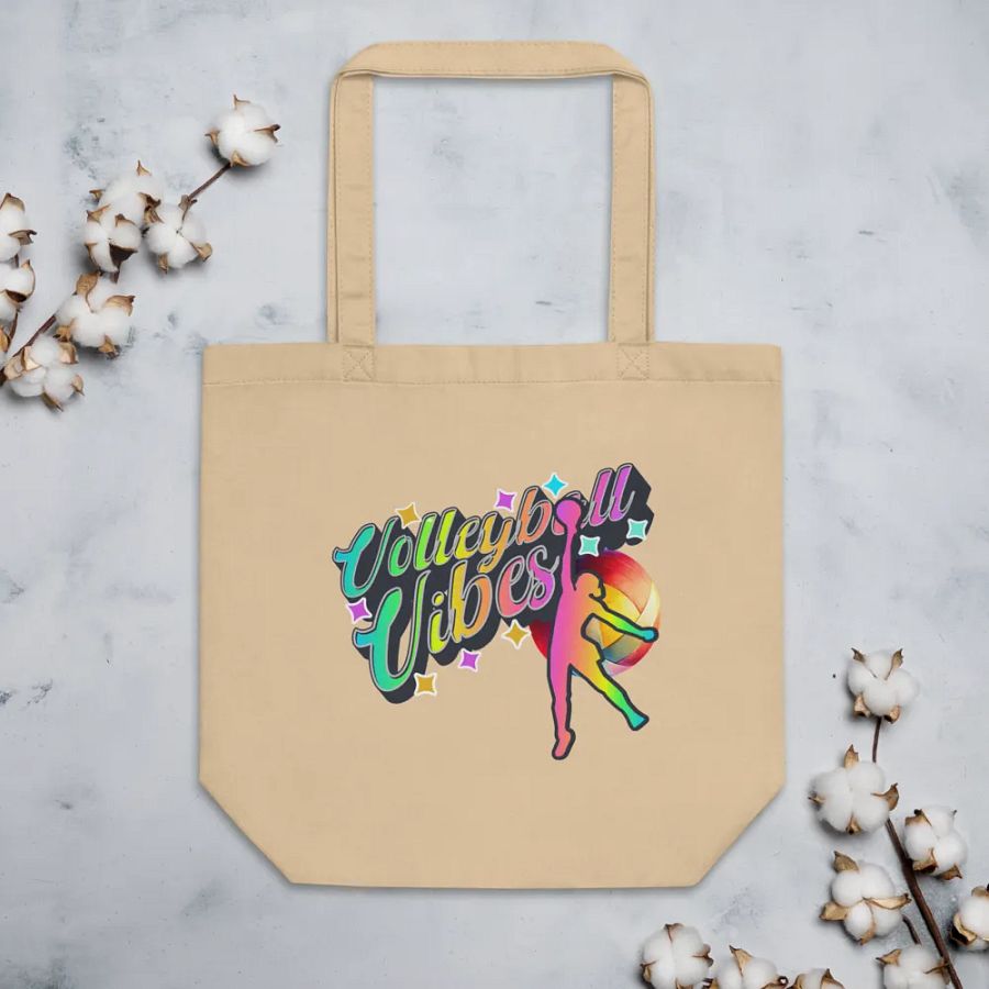 Volleyball Vibes Female Vibrant Tote Bag product image (3)