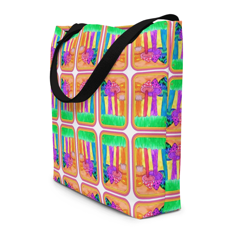 Mushroom Fantasy All-Over Print Tote Bag product image (8)