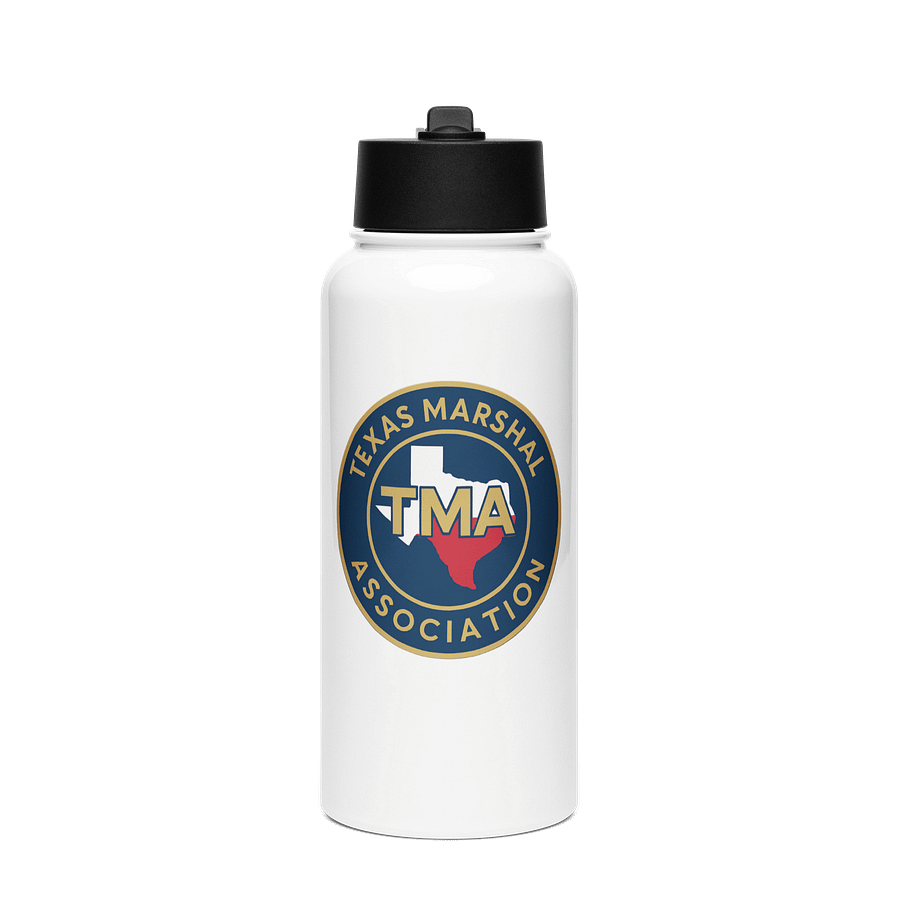 Texas Marshal Association Stainless Steel Water Bottle product image (1)