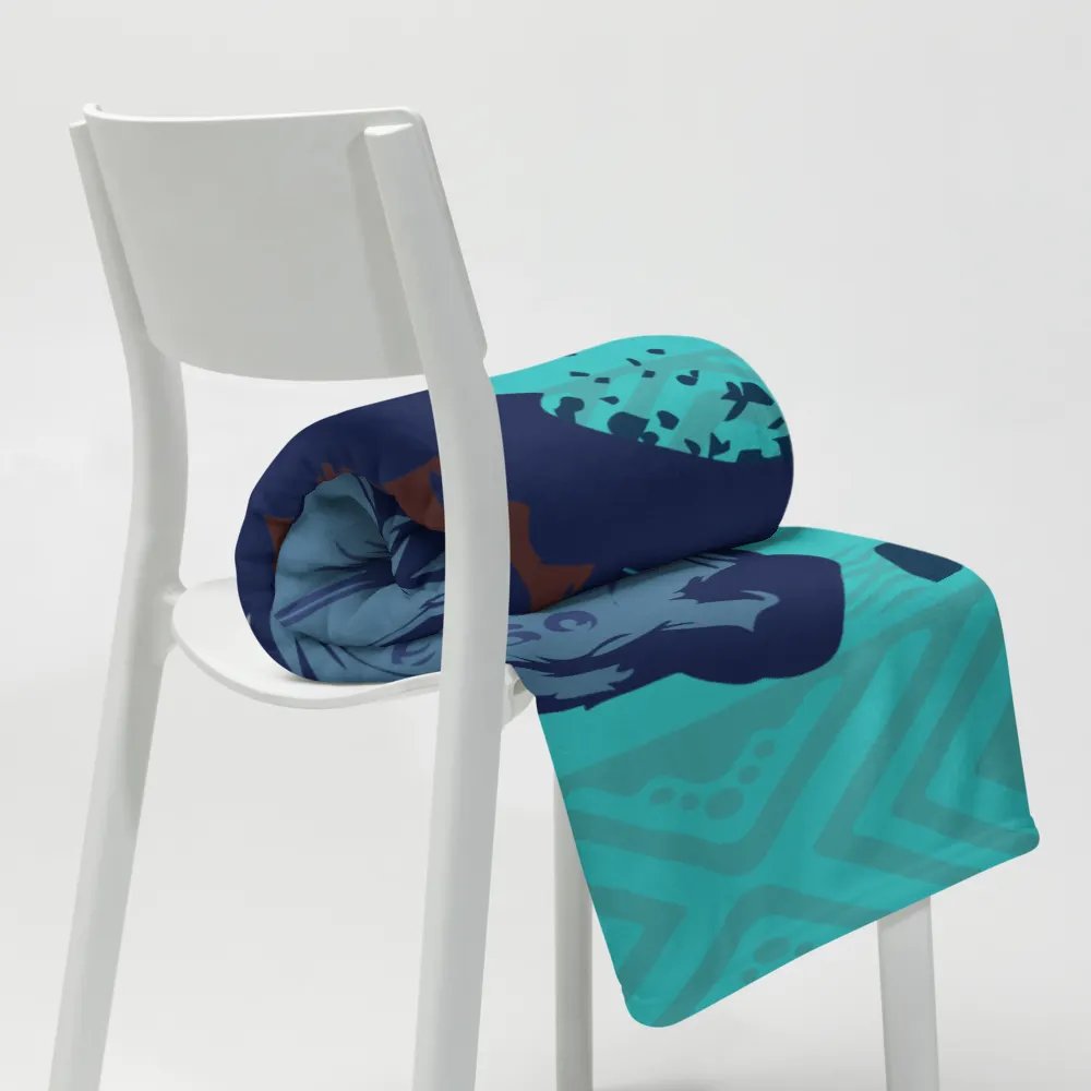 Fierce Wolf Throw Blanket product image (8)