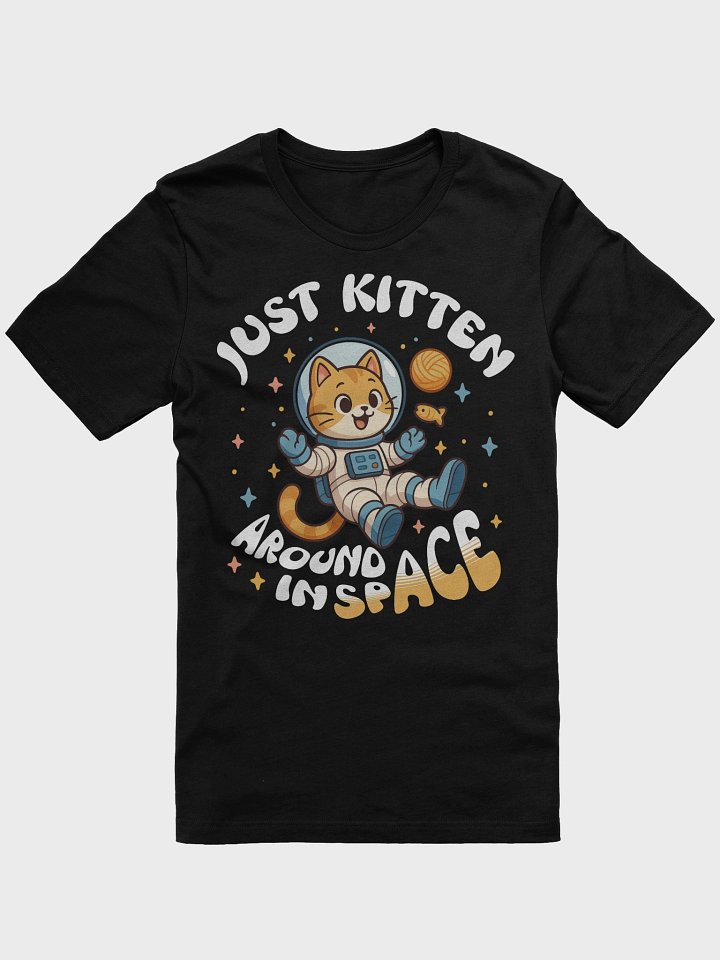 Kawaii Cat in Space T-Shirt product image (7)
