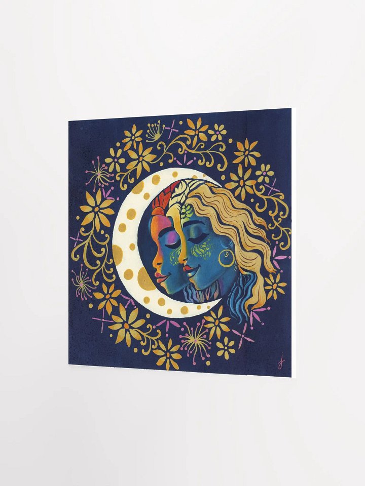 Moon Goddess Celestial Faces Poster product image (6)