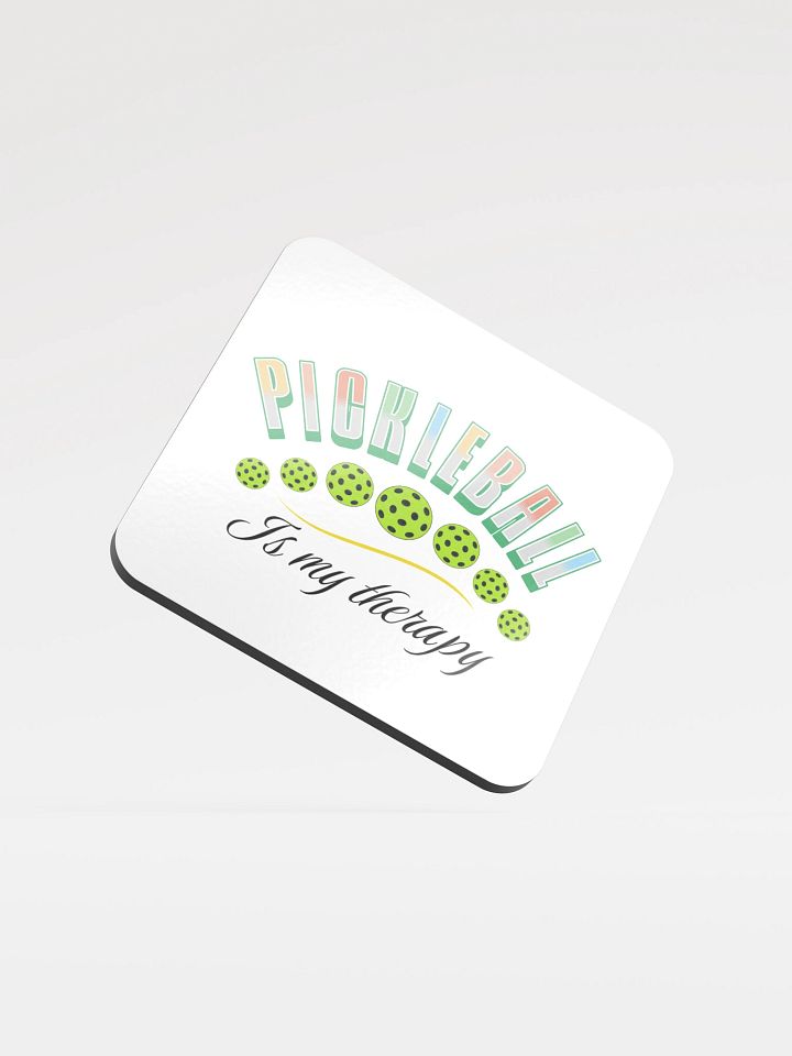 Pickleball Is My Therapy Coaster Set product image (1)