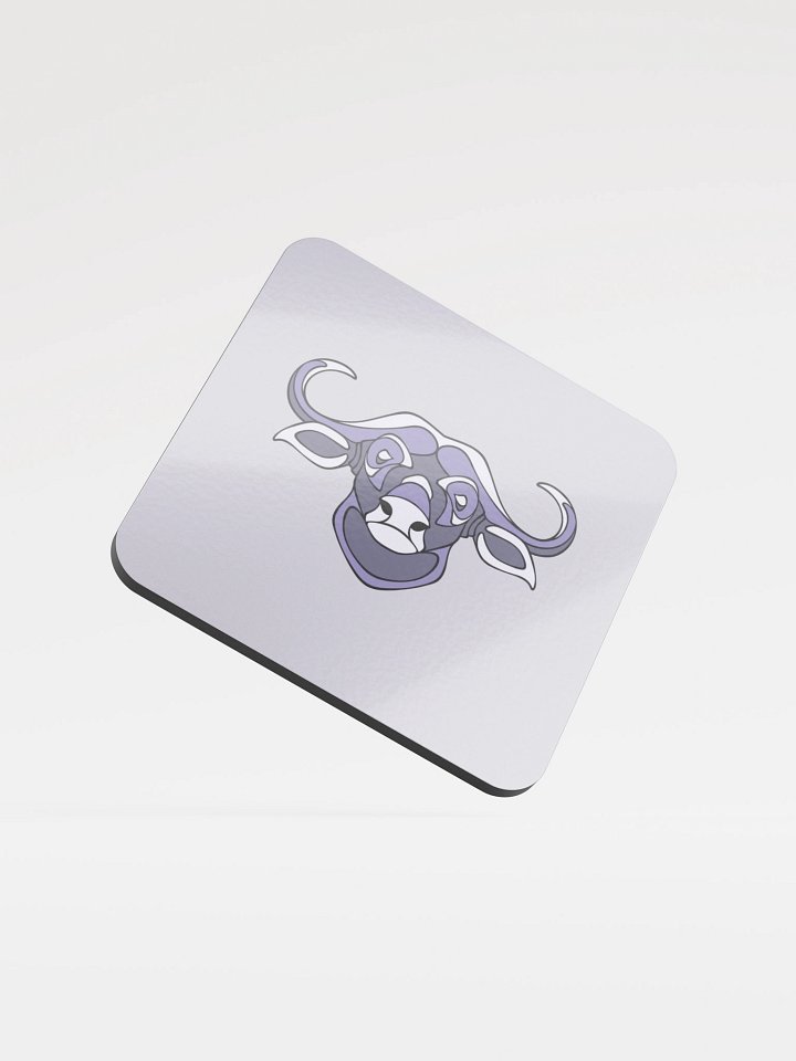 Cape Buffalo - Glossed Cork Coaster product image (1)