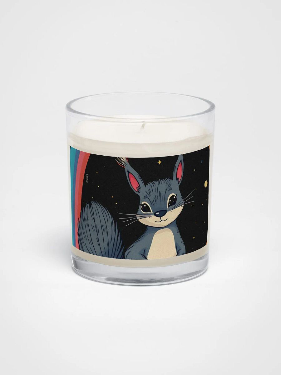 Starry Night Soy Wax Squirrel Candle product image (1)