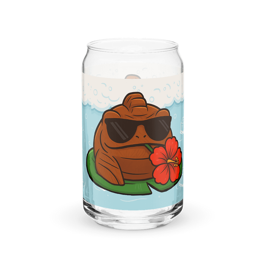 Tropical Frog Cool Can-Shaped Glass product image (1)