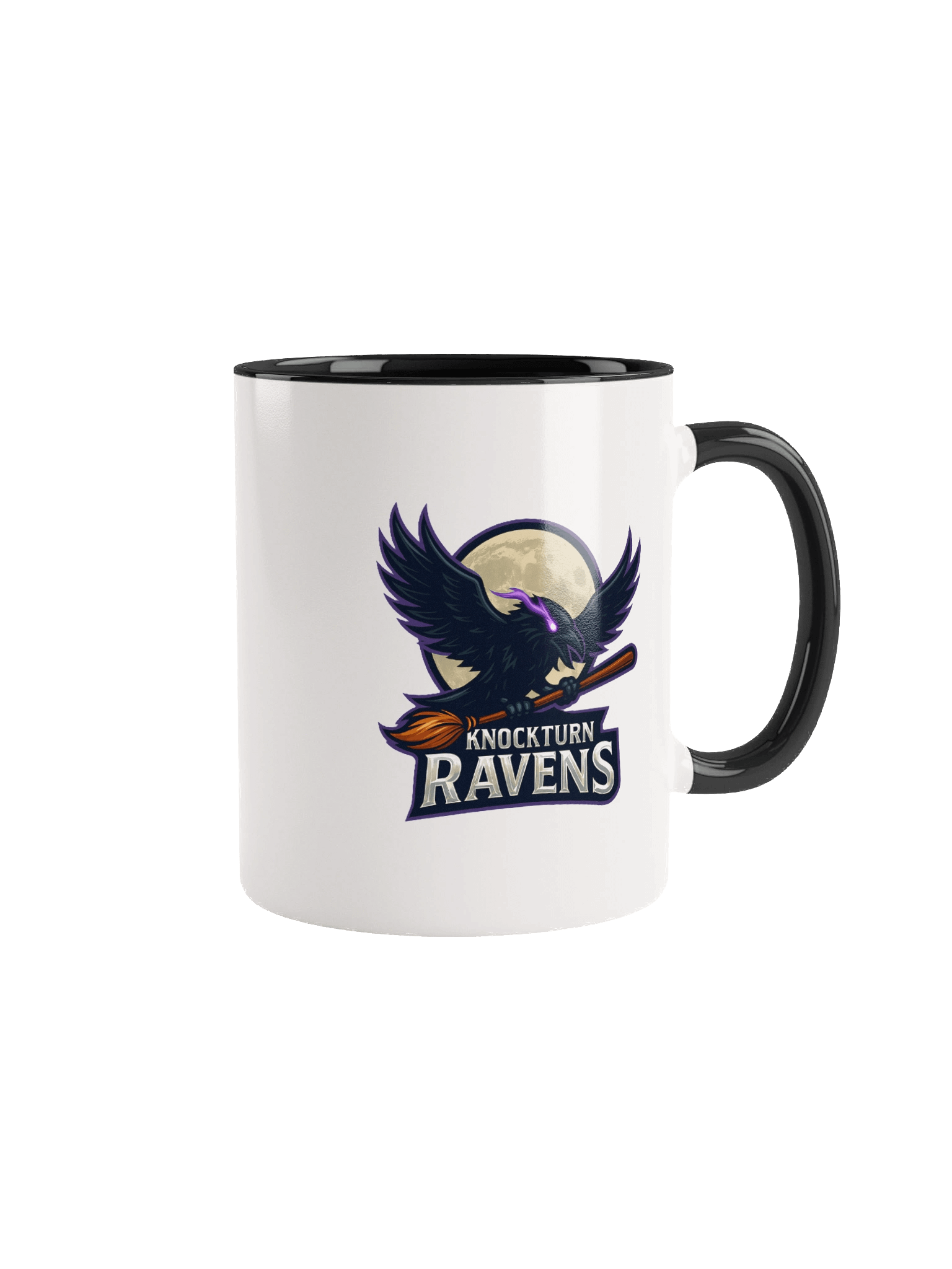 Knockturn Ravens Team Ceramic Mug with Color Inside product image (1)