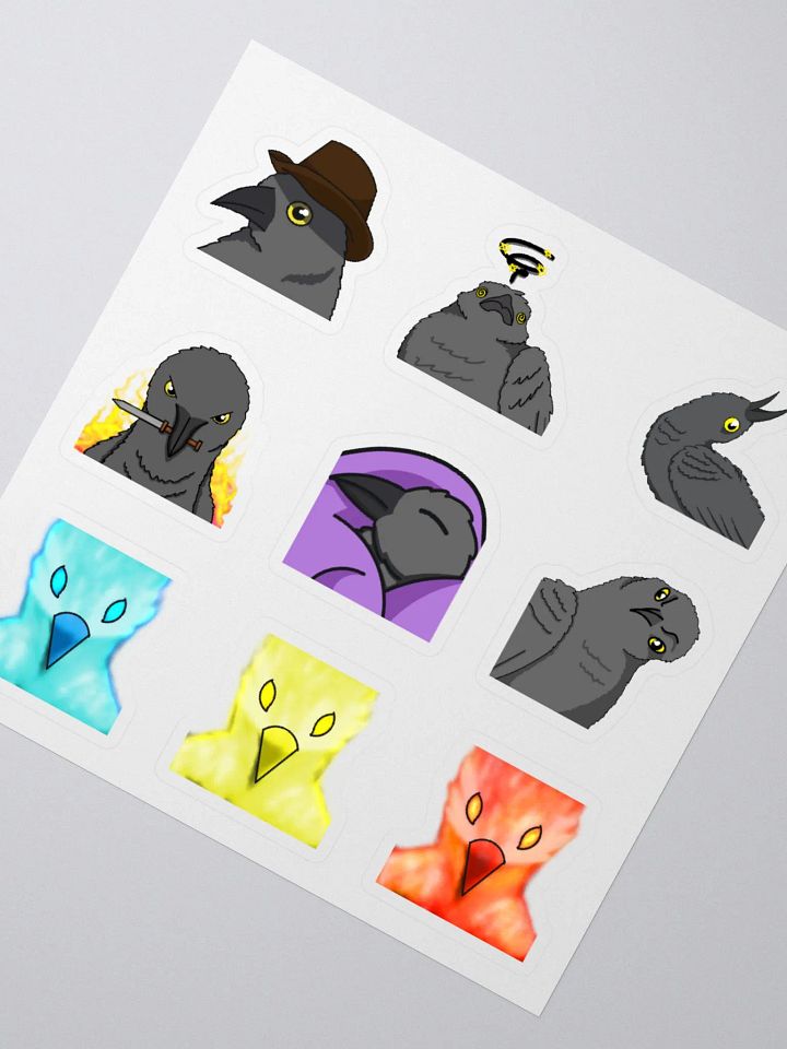 TheSpaceCr0w Emotes Sticker Pack product image (2)