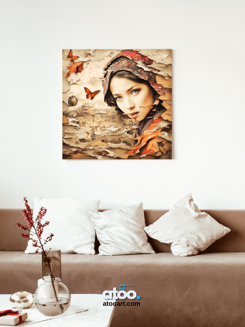 Paper Collection | Tribute to Princess Boudica | Canvas Art Painting product image (5)