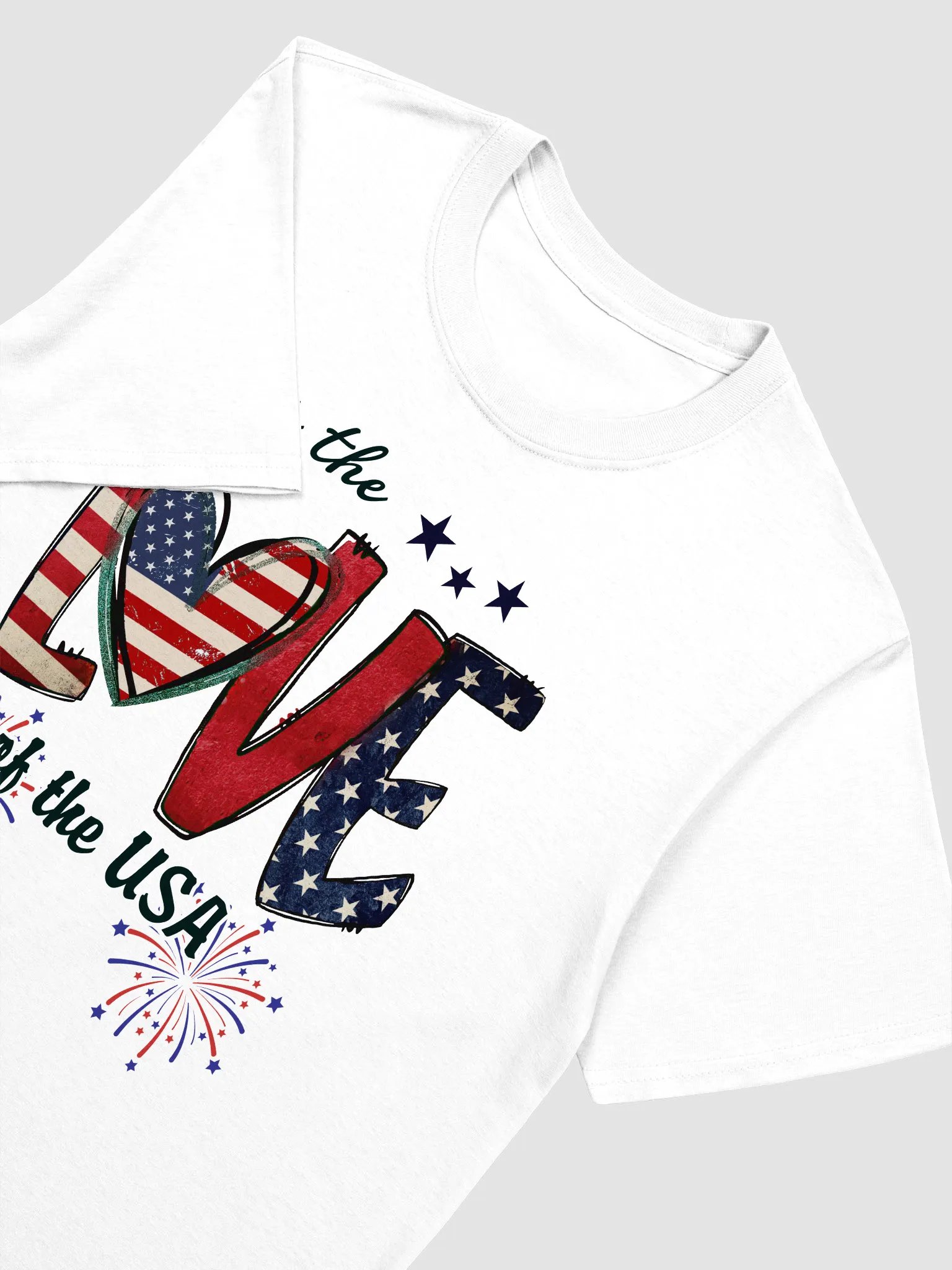 For The Love Of USA T-Shirt product image (7)